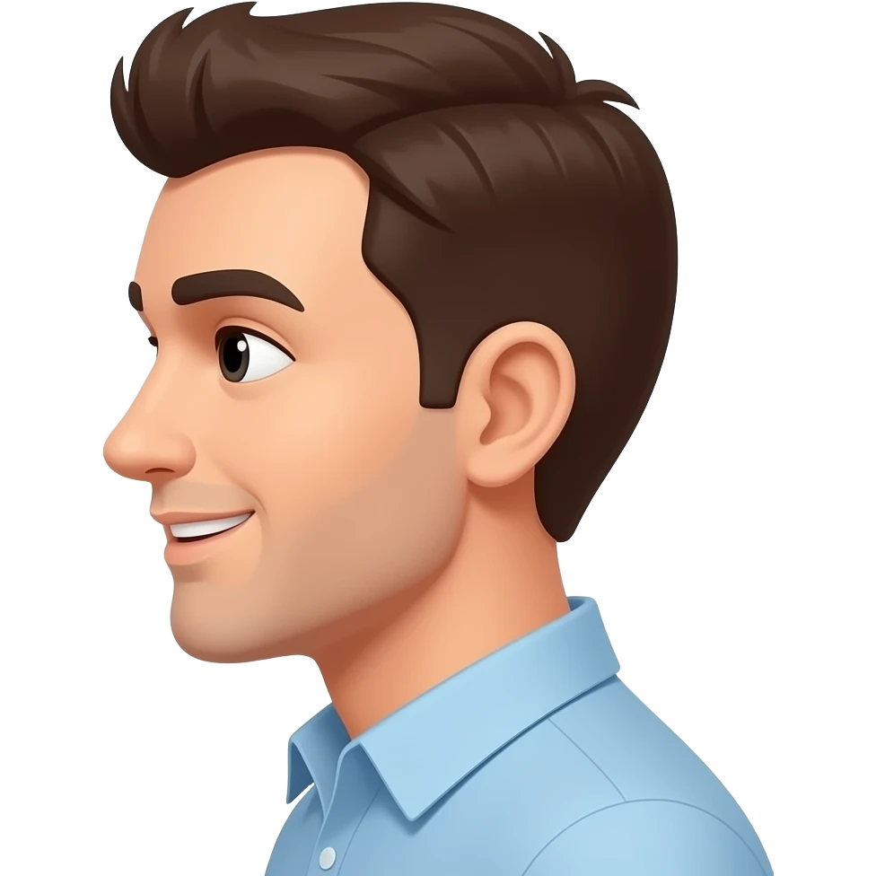 side face talking emoji