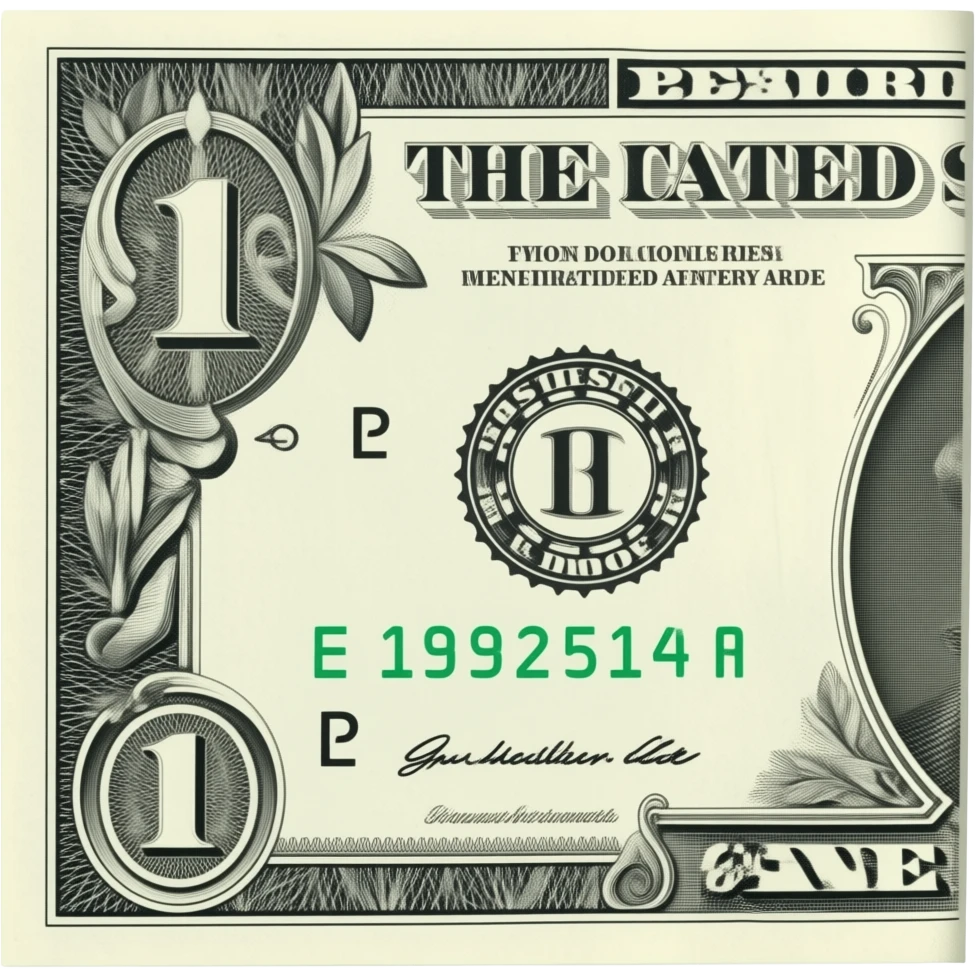 a short five dollar bill emoji