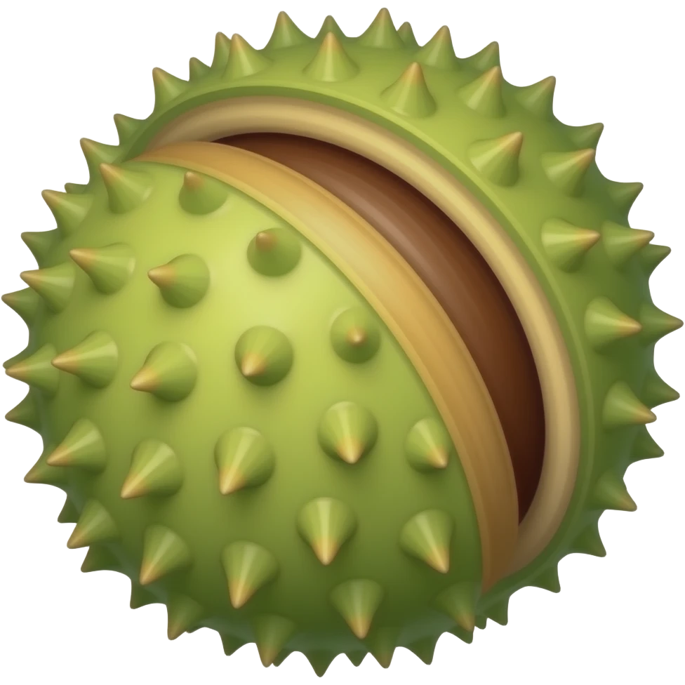 нарисуй цветок каштана emoji