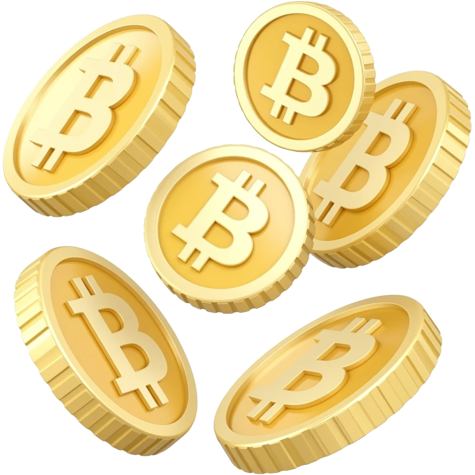 bitcoin qui tombent emoji