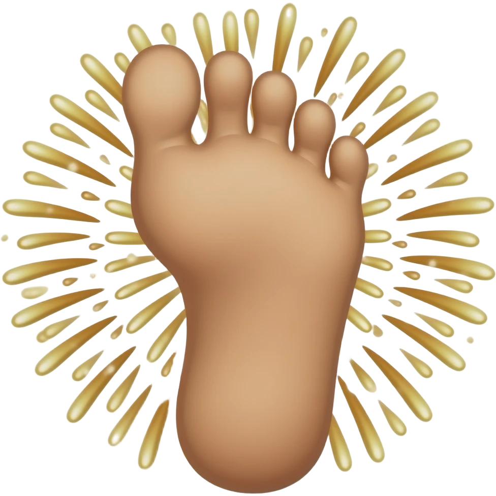foot Fireworks emoji