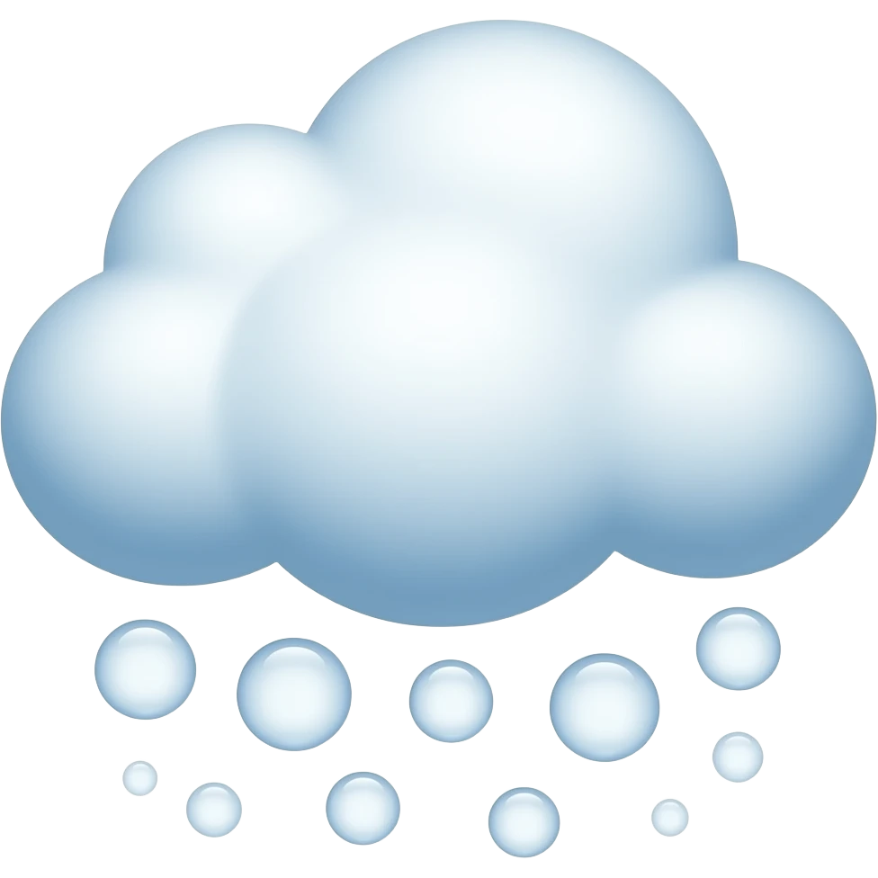 nube onomatopya donde muestra un sueño emoji