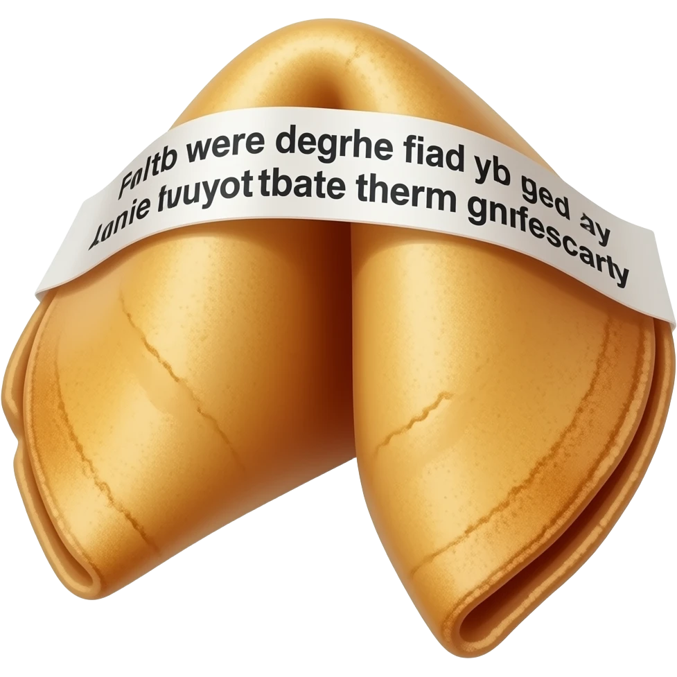 fortune cookie emoji