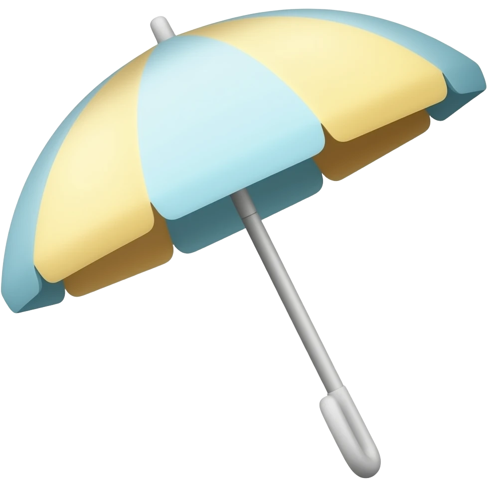 пляжный зонт  изометрия emoji