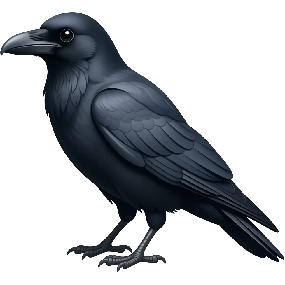 Crow emoji