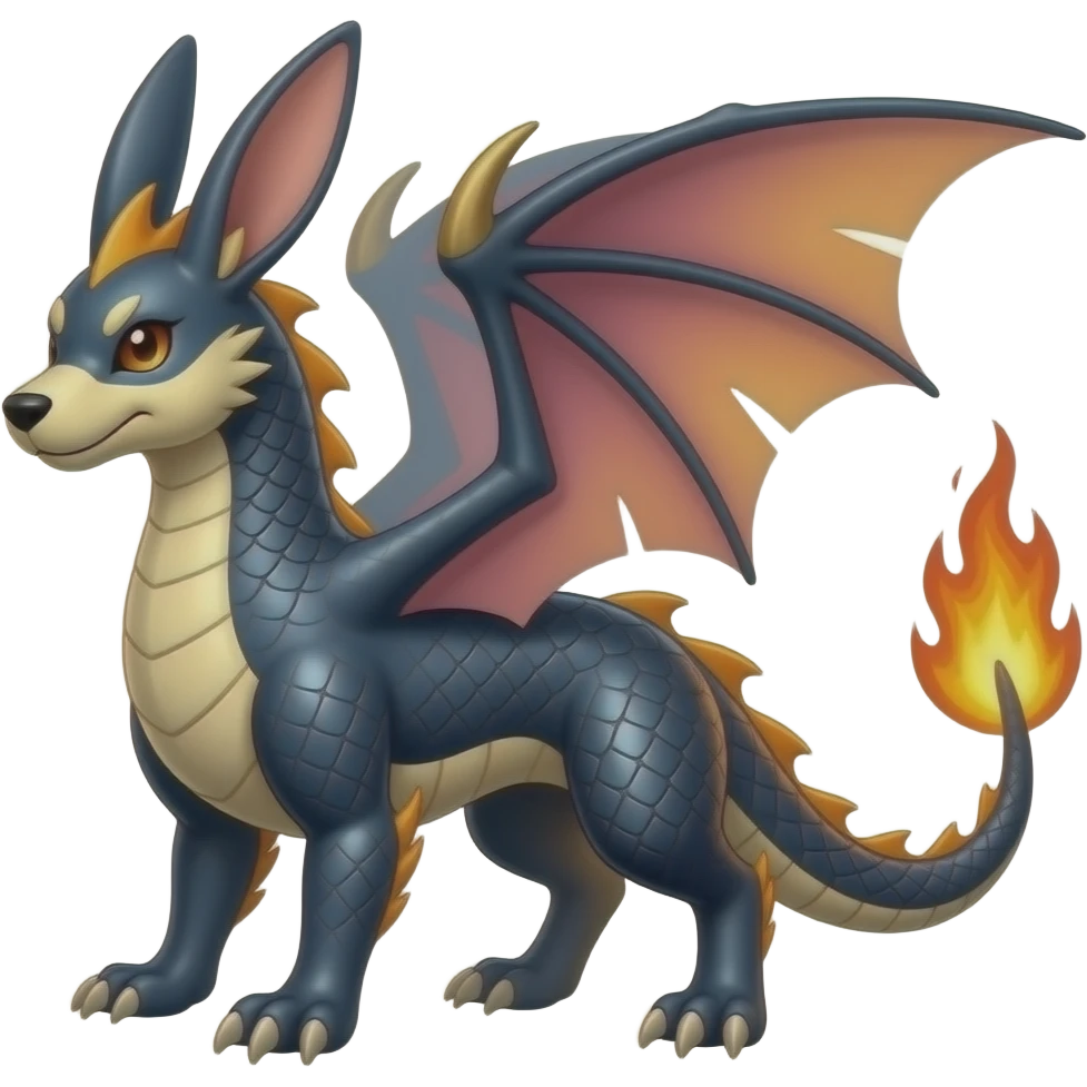 Salandit-Salamence-Minccino-Furret-Milotic-Exveemon-hybrid emoji