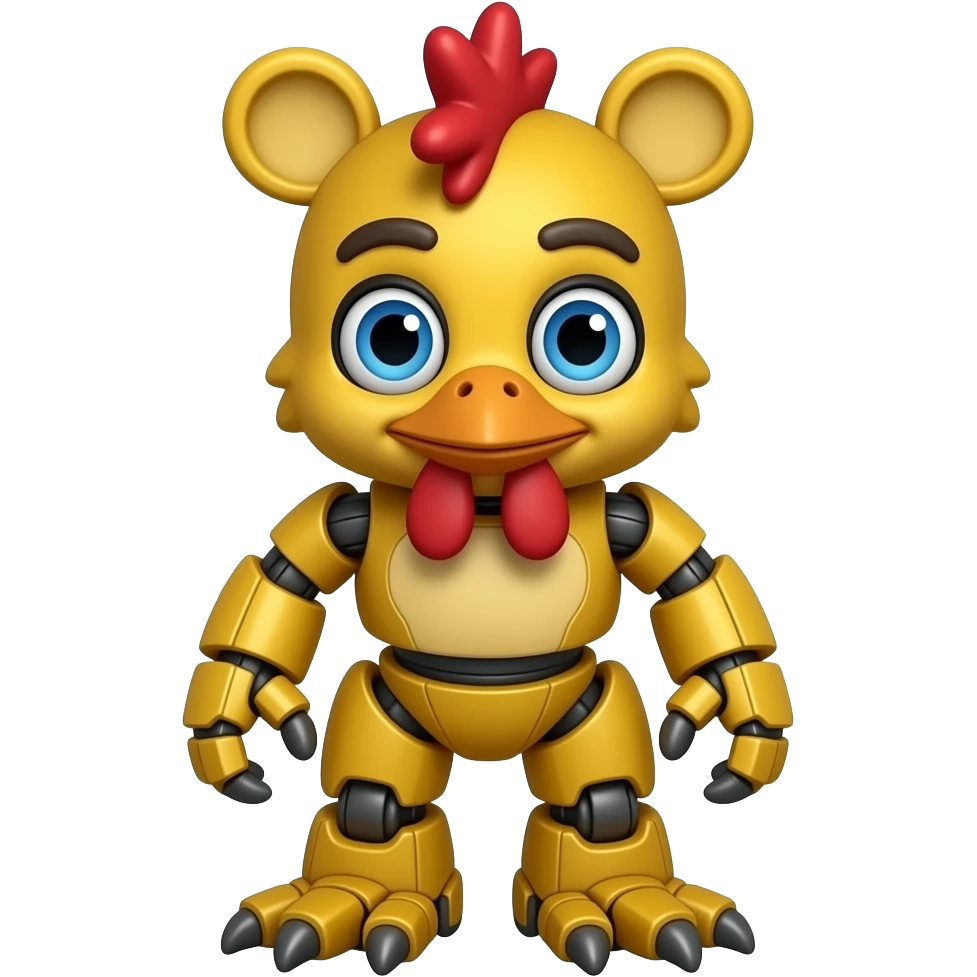 Chica the robot chicken from five nights at Freddy's animatronic yellow ...