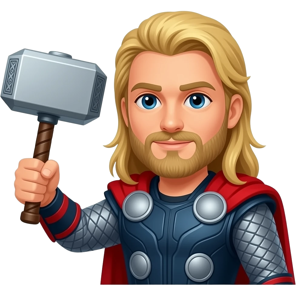 Thor w/hammer emoji
