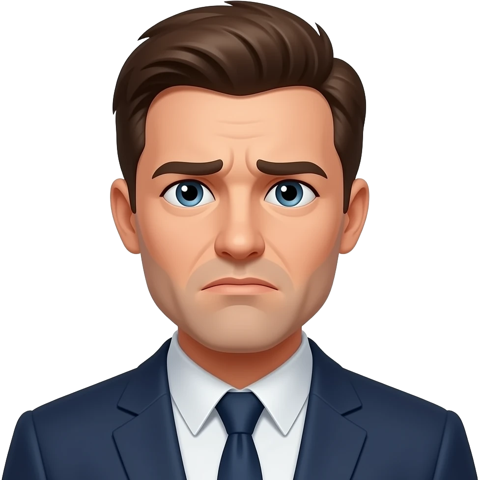 hombre preocupado emoji
