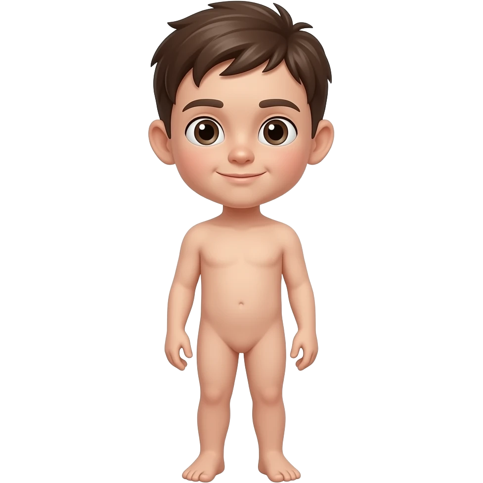 Boy naked full body tall nude emoji