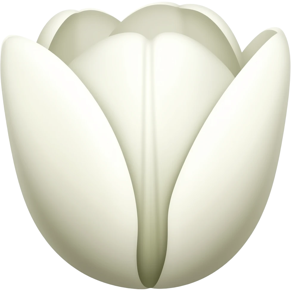 white tulip emoji emoji