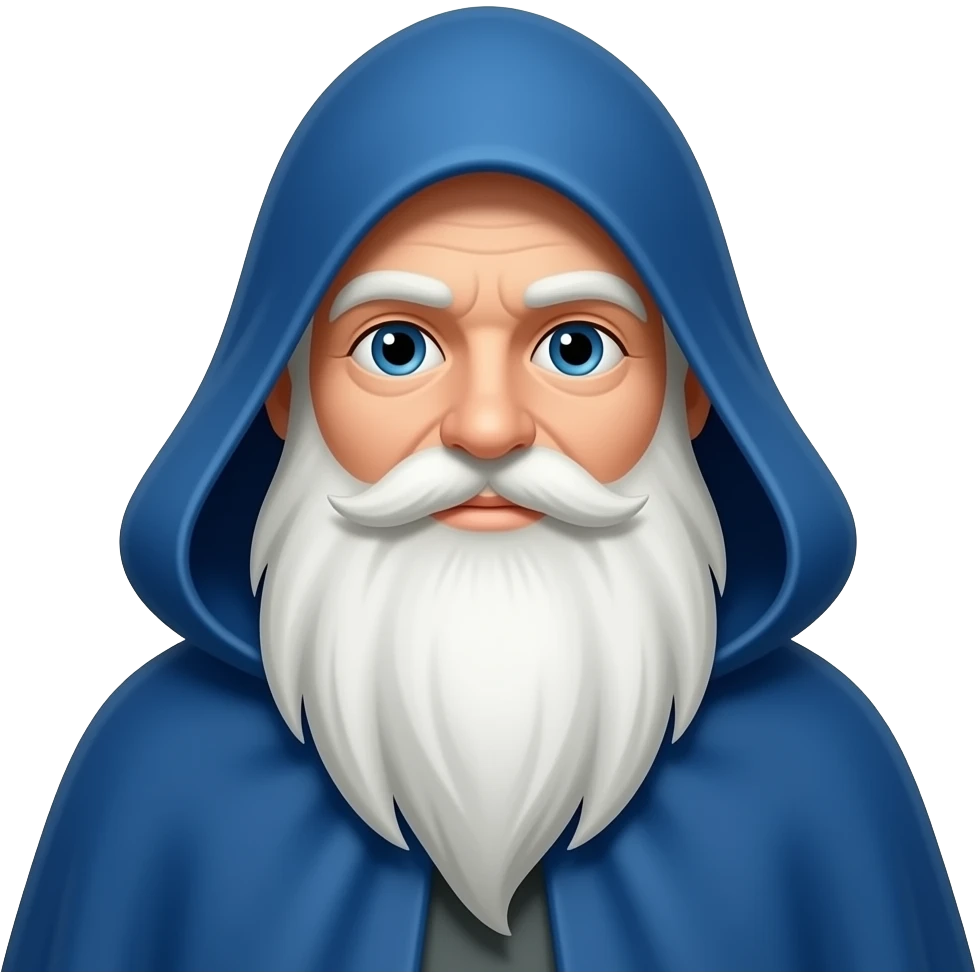 Wizard with Blue Cape emoji