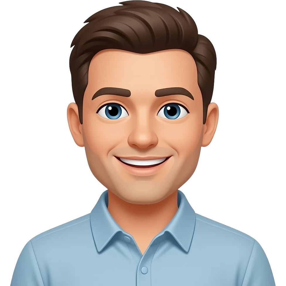 same man, just smiling emoji