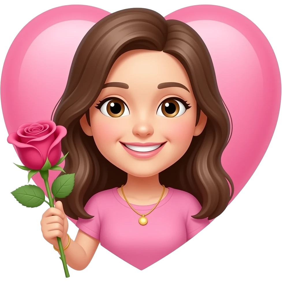 😊🌹🩷 emoji