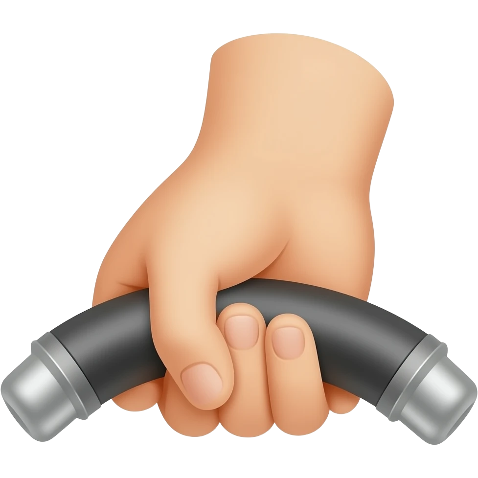 I hold the handrail emoji