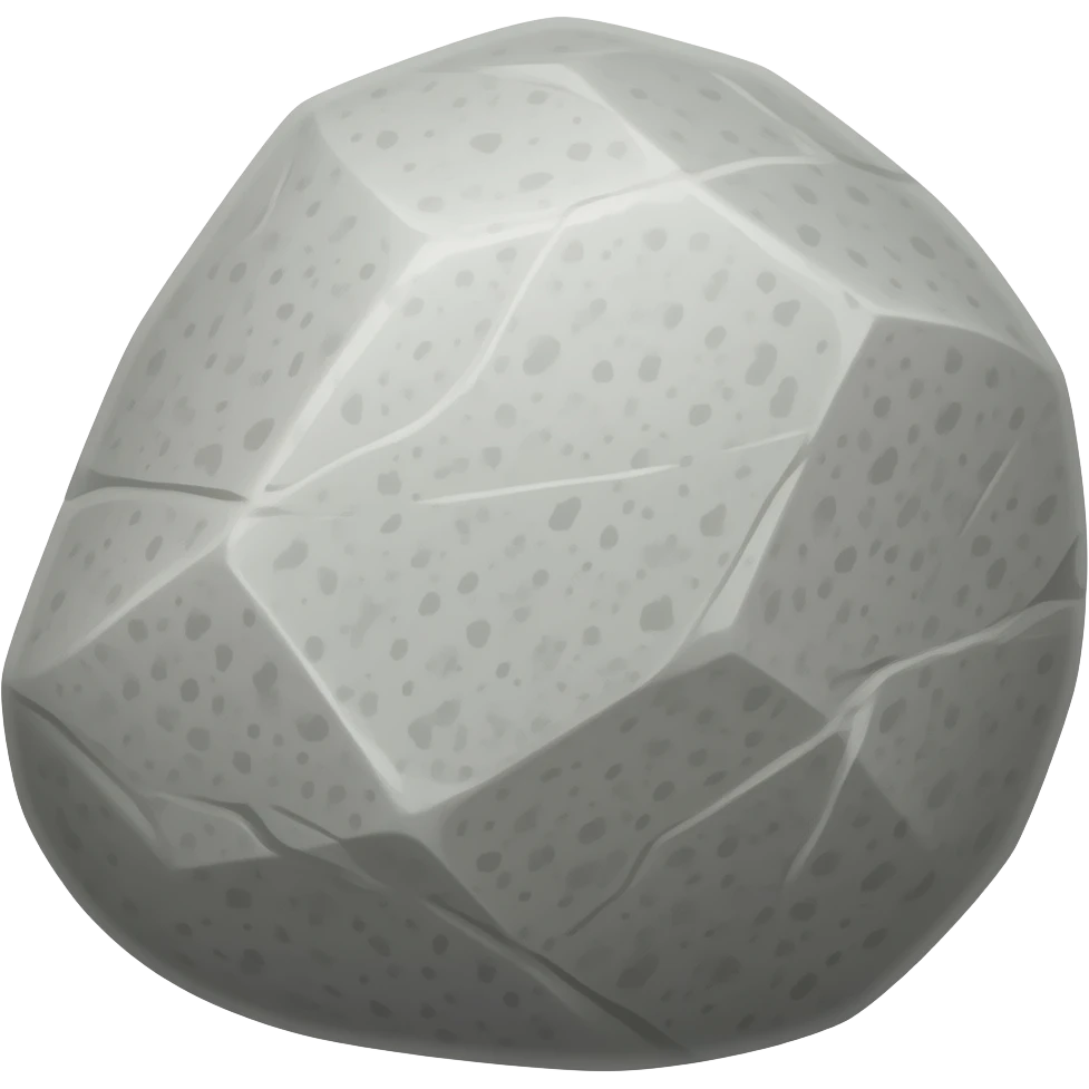 a nice stone emoji