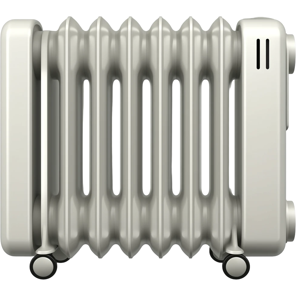 electric heater, forward looking emoji