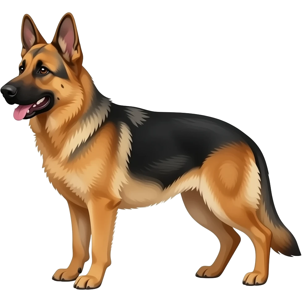 German sheppherd emoji