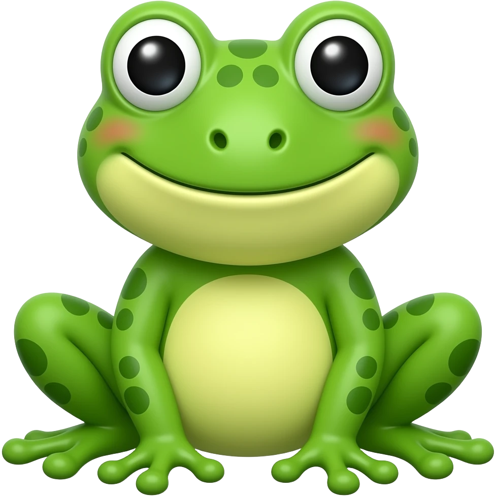 The Happy Frog emoji