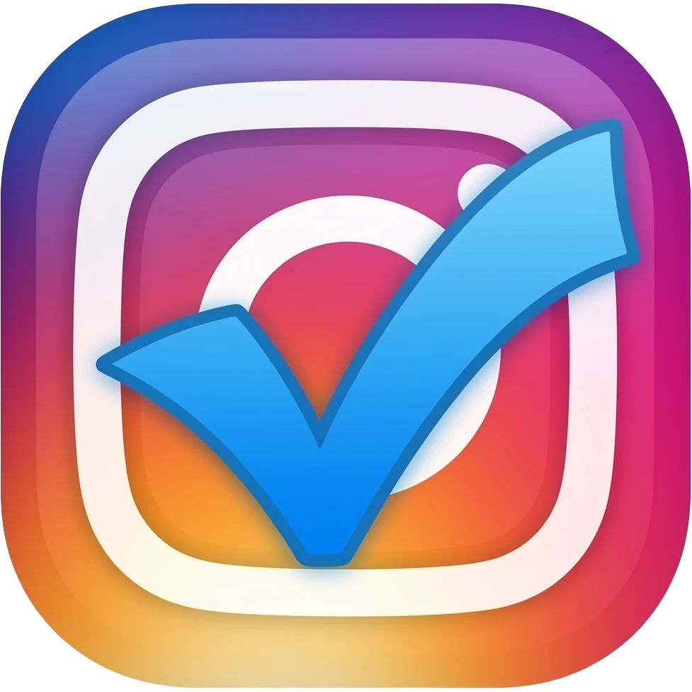 Instagram verification badge bluetick emoji