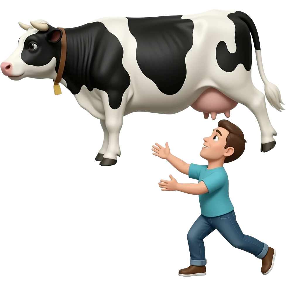 Toss emojicow emoji