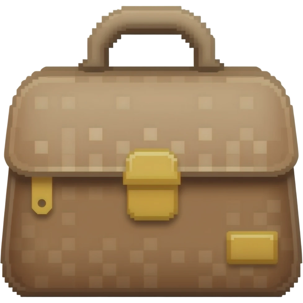 pixel work bag emoji
