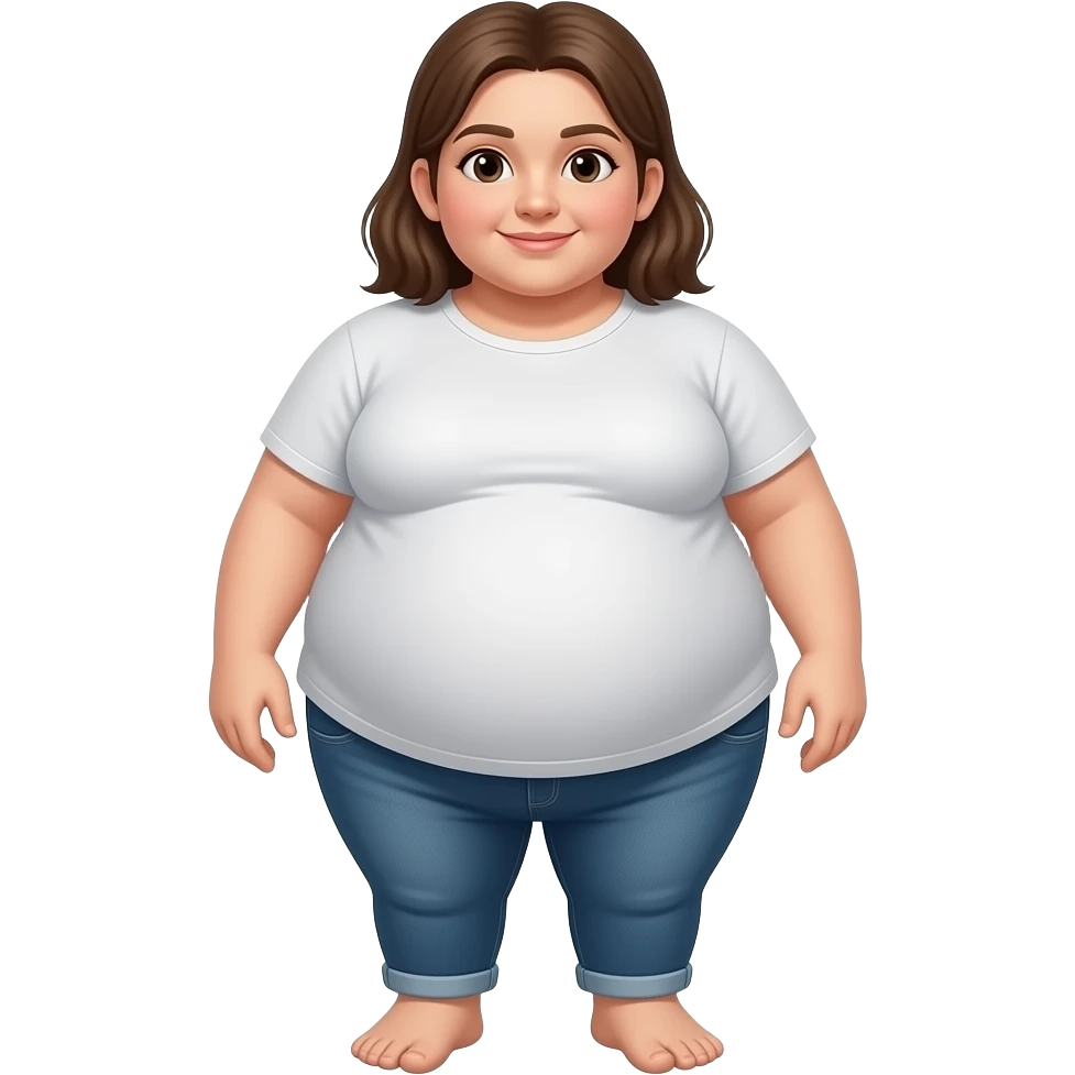 en jente med veldig stor rompe emoji