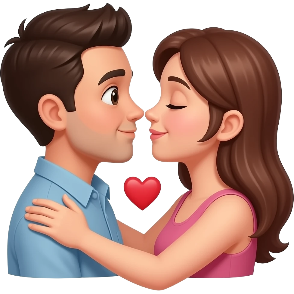 Fait moi 2 personne qui font l’amour emoji