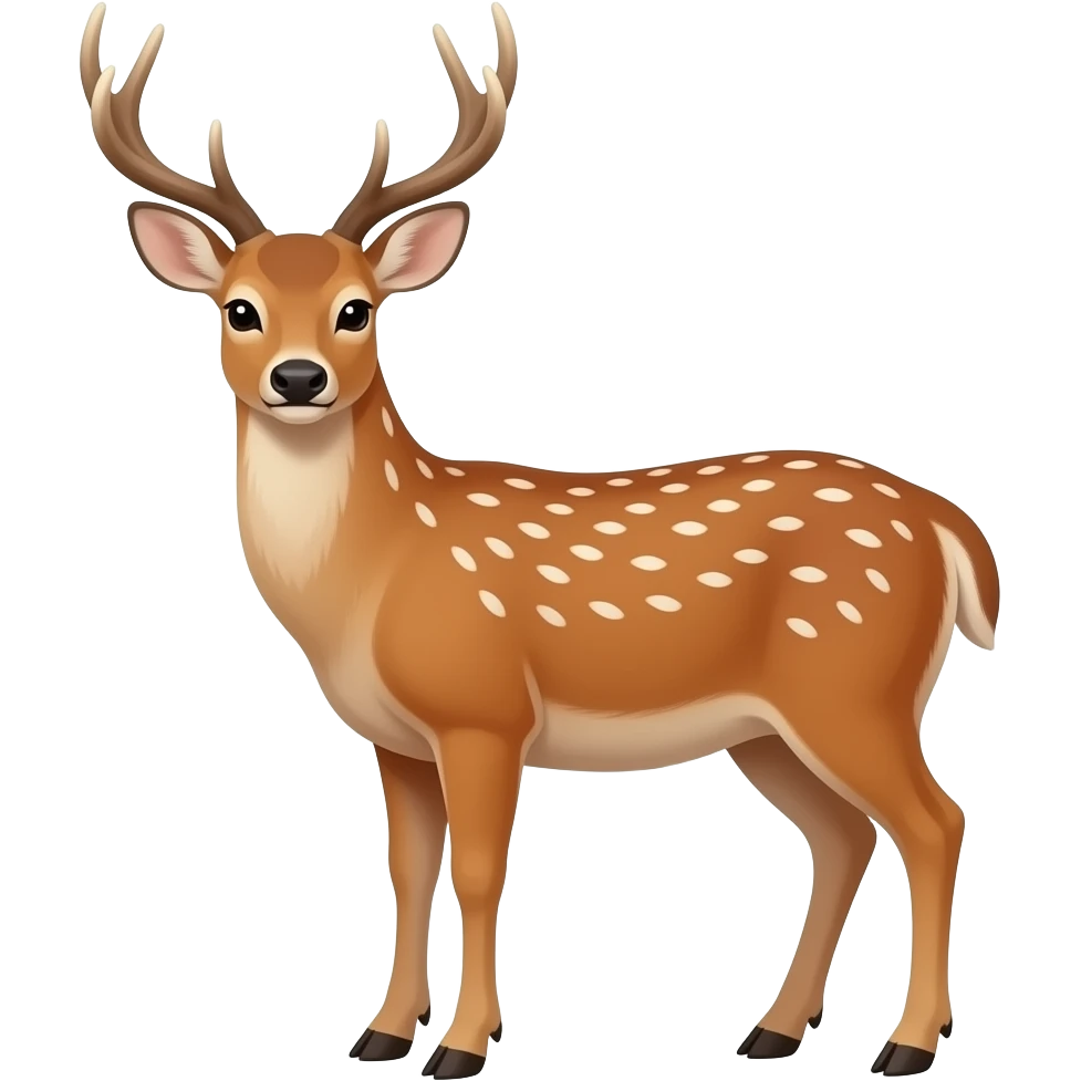 Red deer emoji