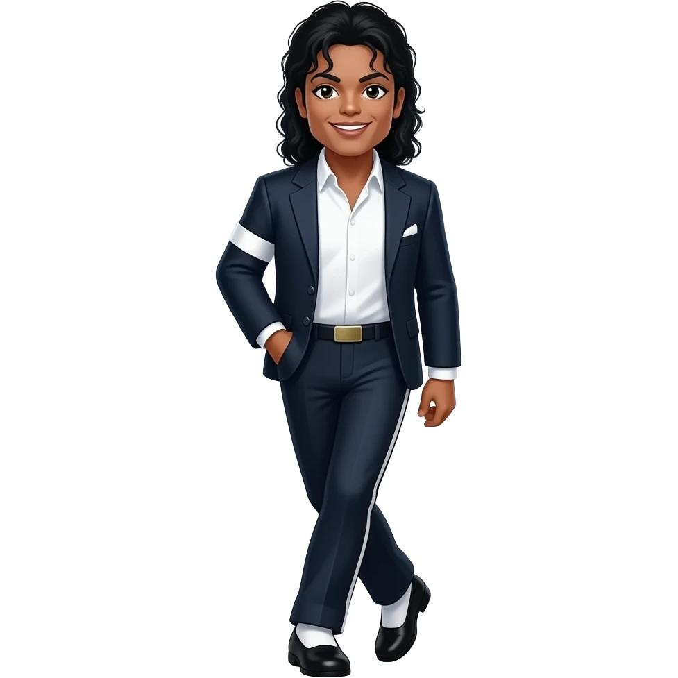 Michael Jackson moonwalk emoji