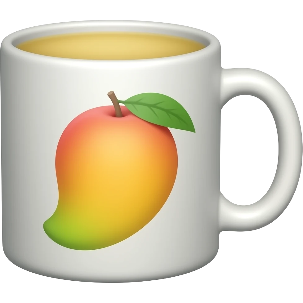 taza de mangos emoji