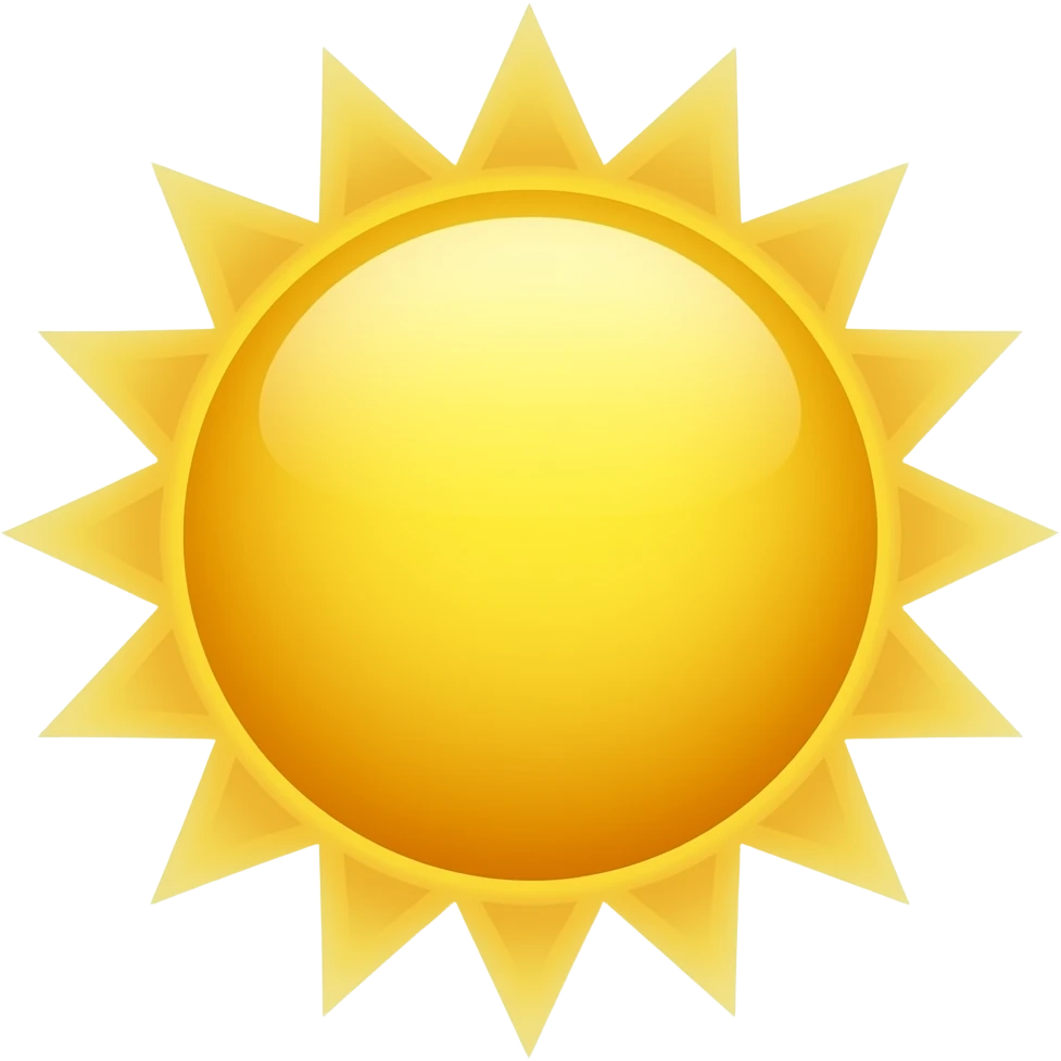 Sunshine emoji