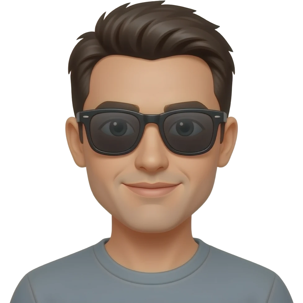 Person wearing sunglasses emoji