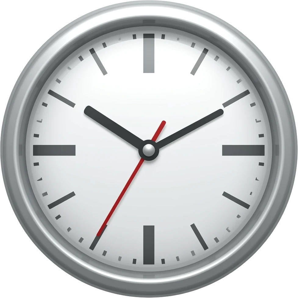 Clock it emoji