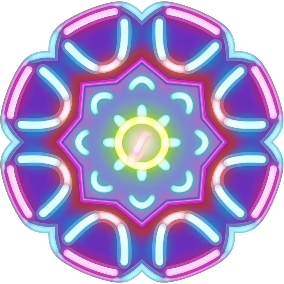 neon patterns emoji