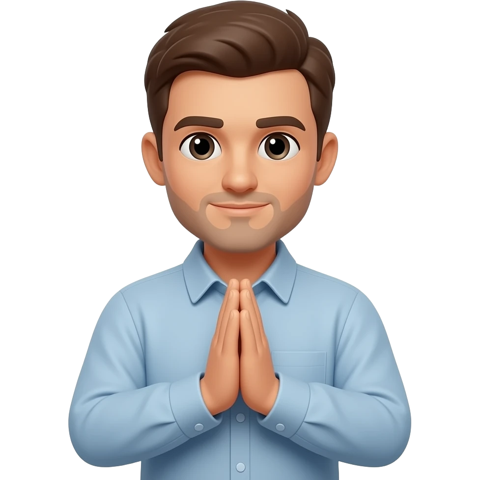a prayer emoji