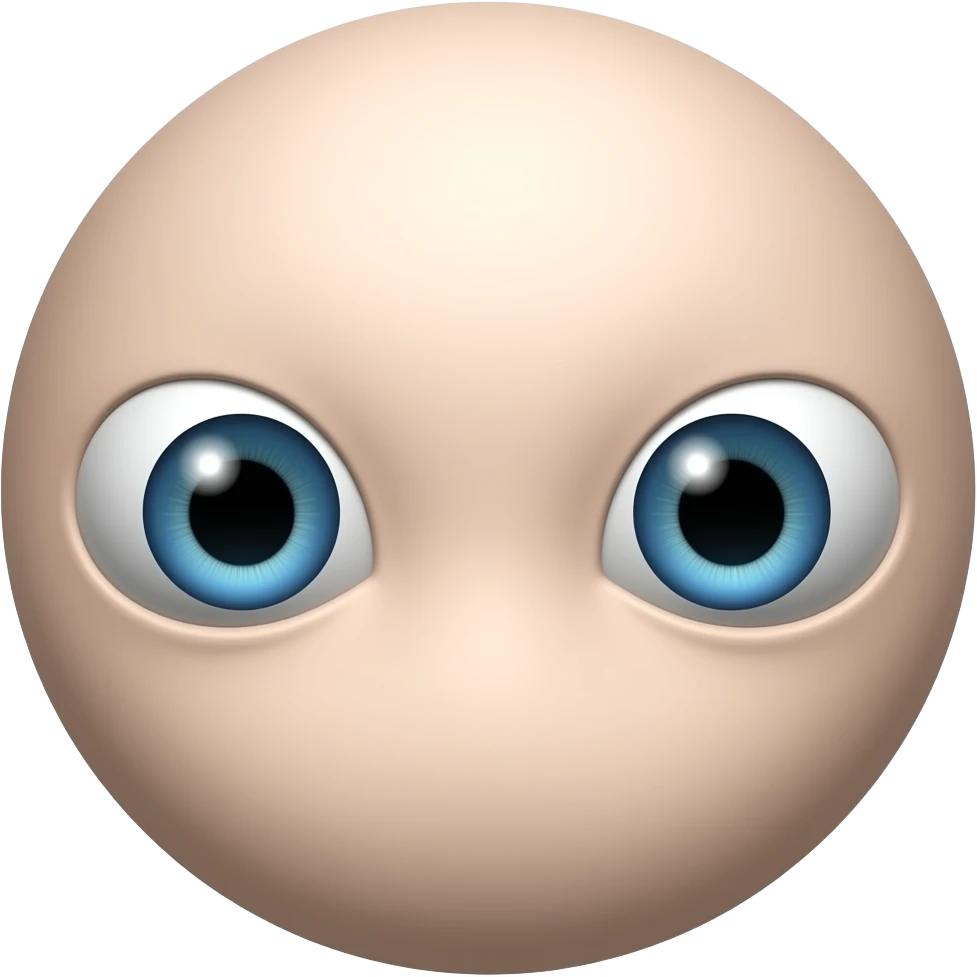 creepy peaking eyes emoji
