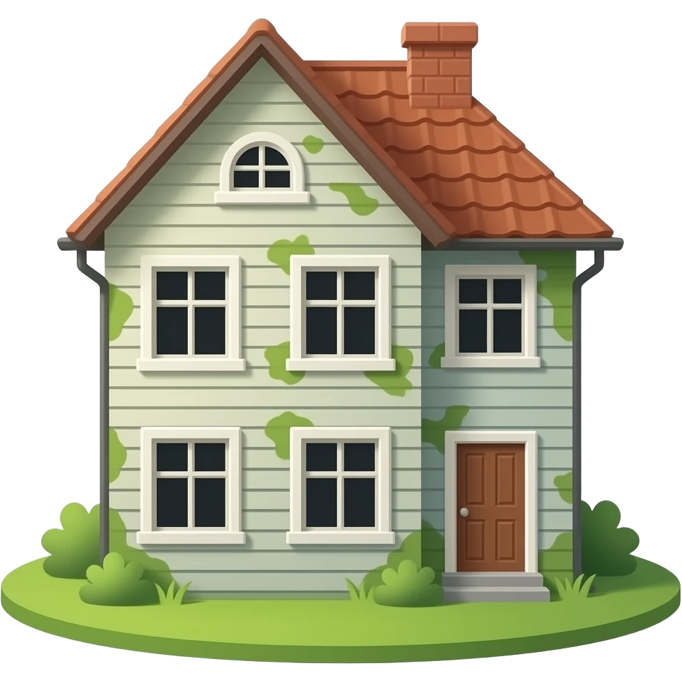 🏚️ + 🏠 emoji