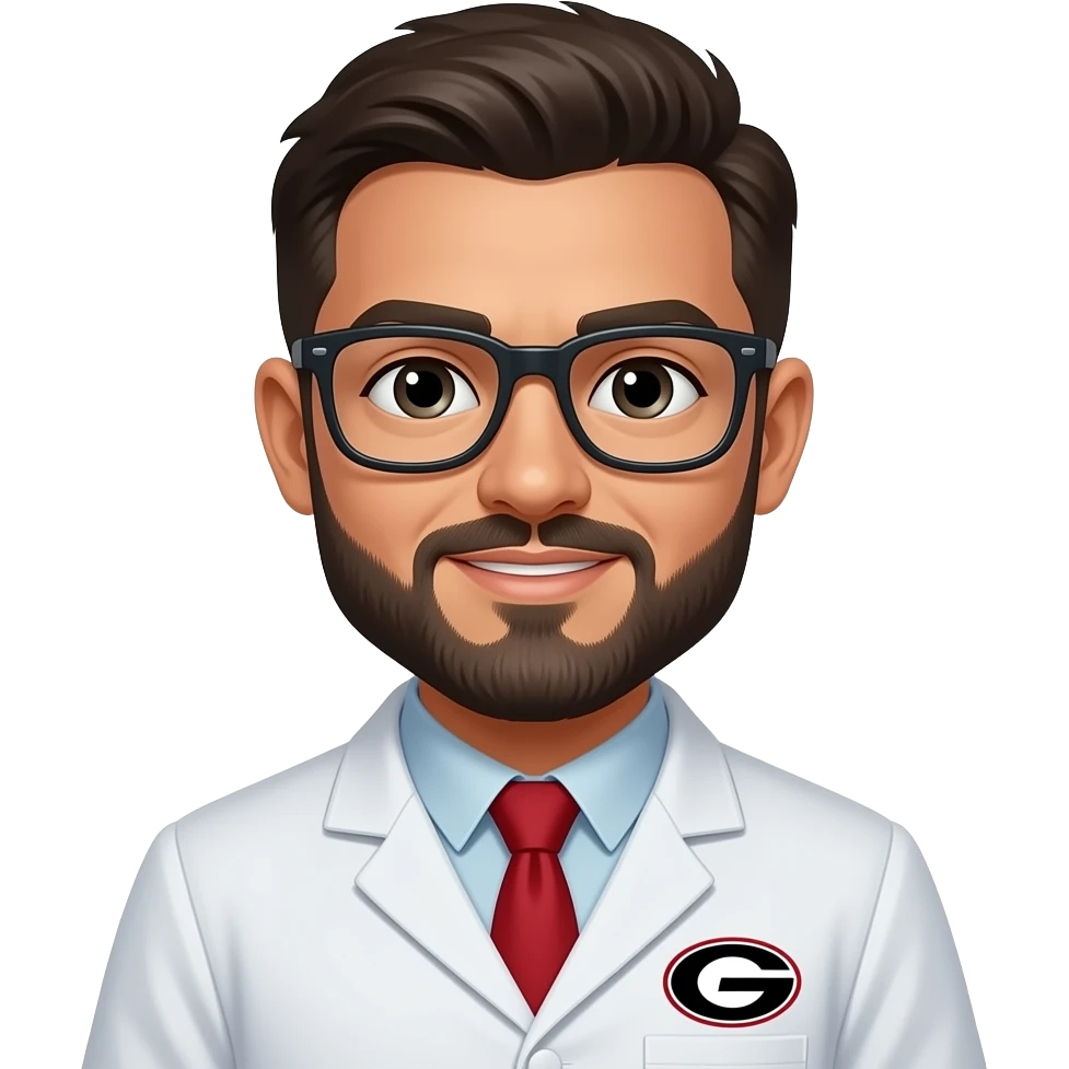 Georgia Bulldog chemist emoji
