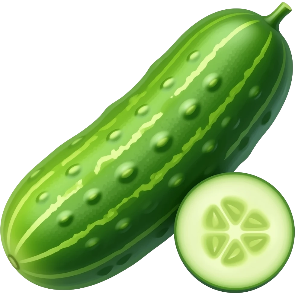 Green Cucumber emoji