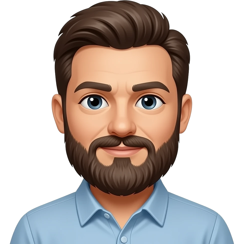 Beard man emoji