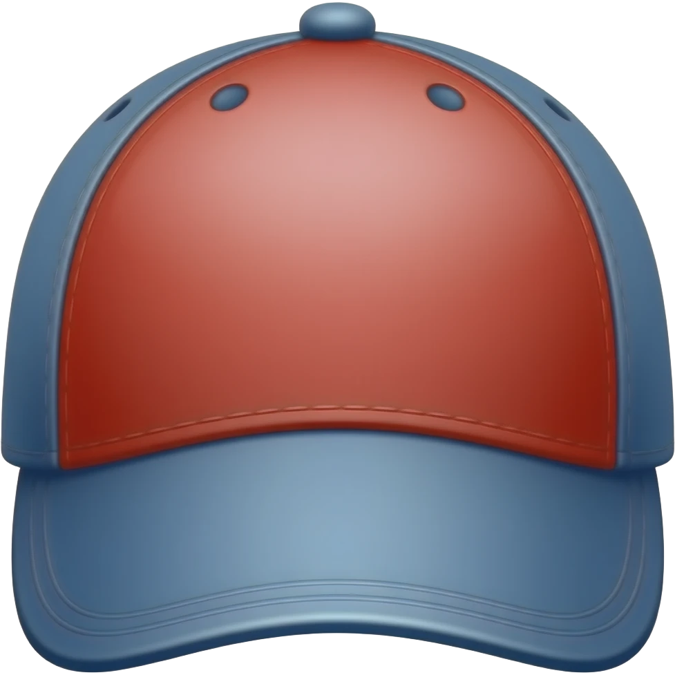 red blu hat emoji