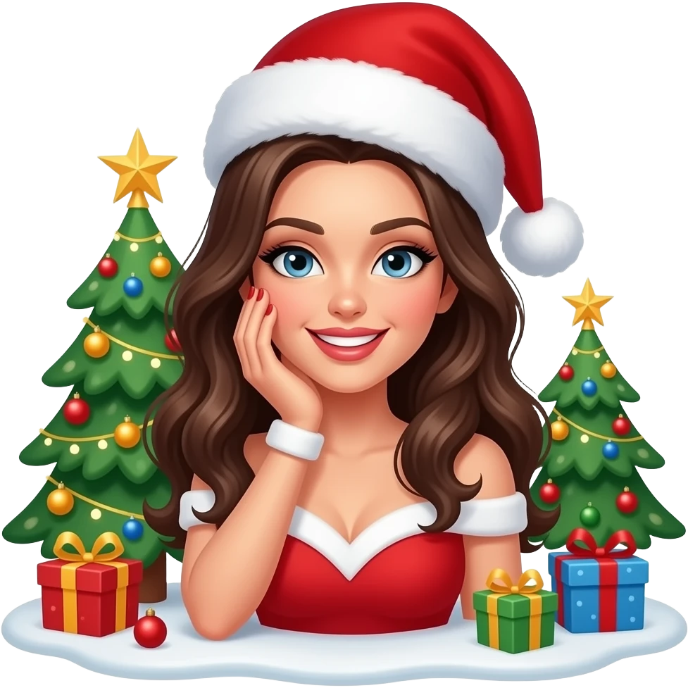 Coquette natal emoji