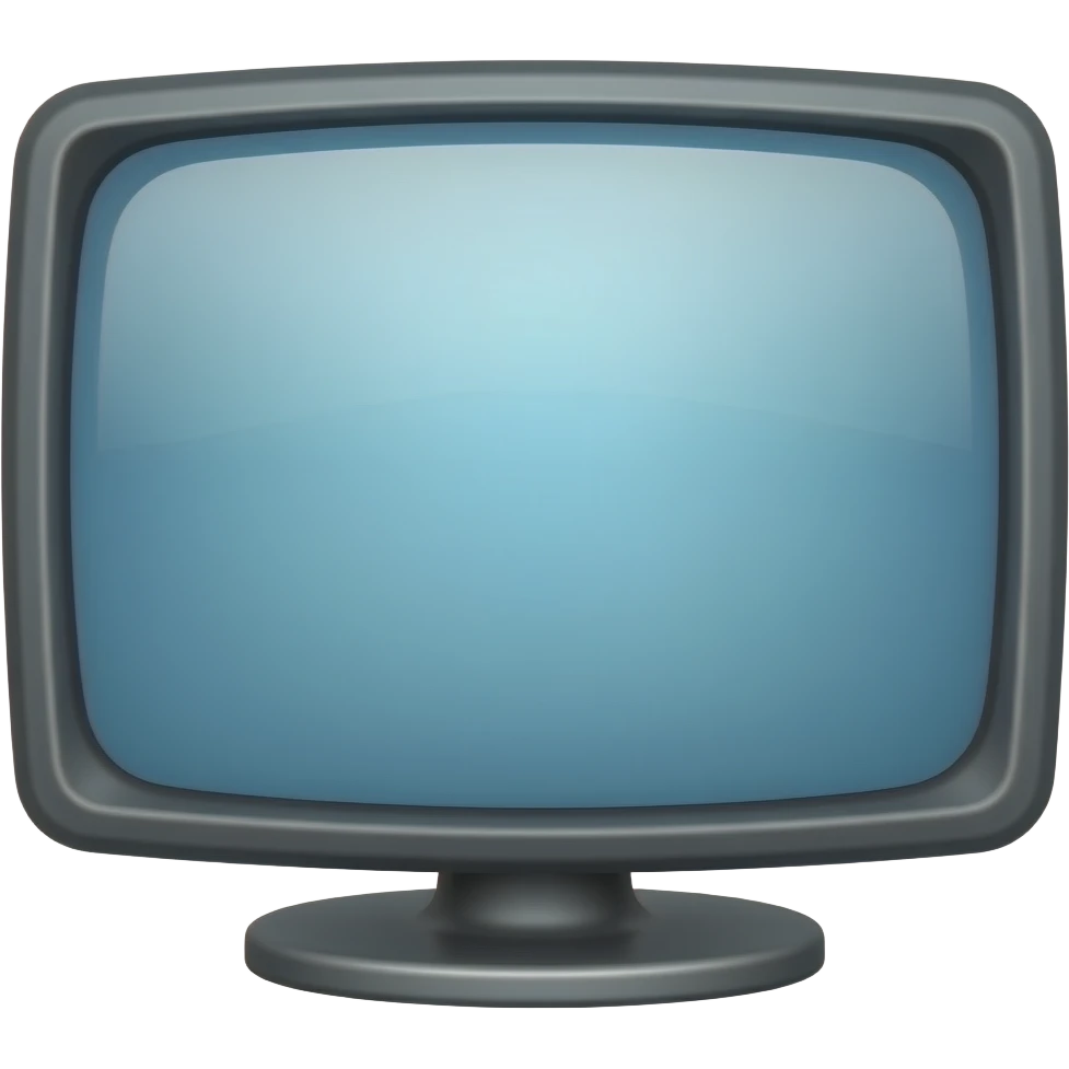 Screen tv emoji