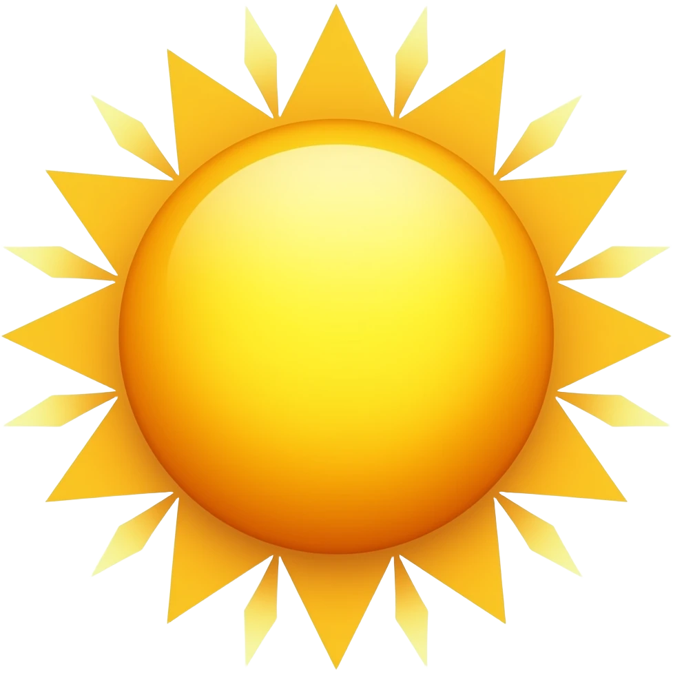 Sun emoji
