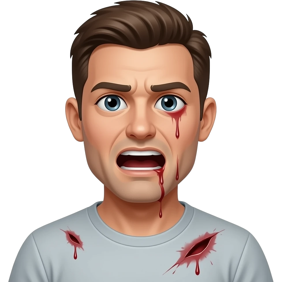 man dying fight emoji
