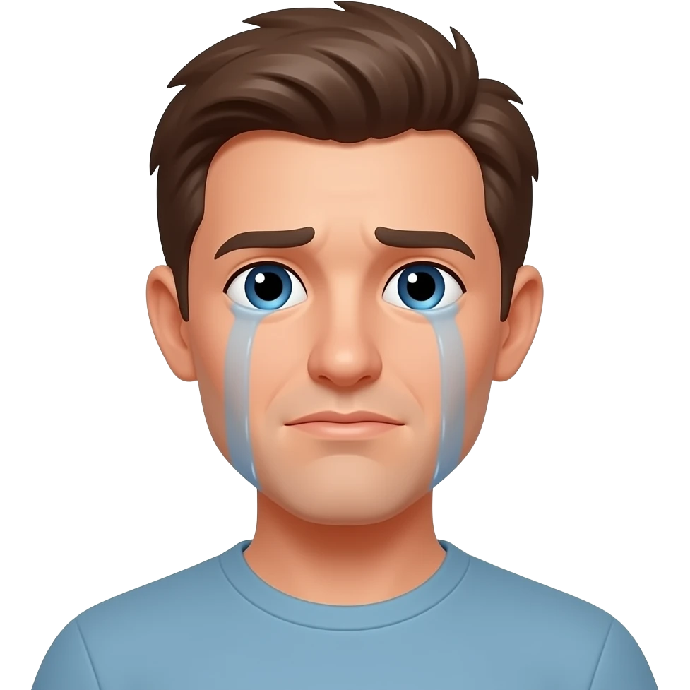 울고있는 남자 emoji