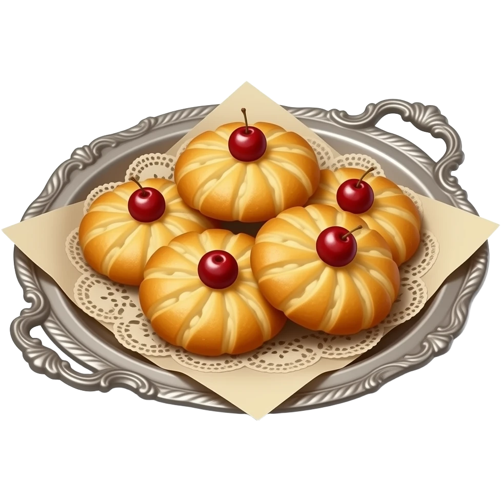 Ultra-realistic golden-brown cookies, freshly baked flaky texture ...