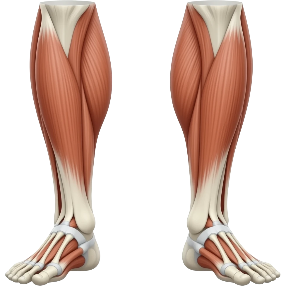 human calves muscle external emoji