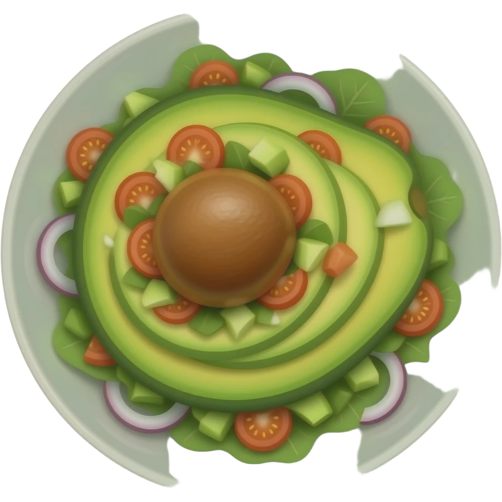 ensalada de aguacate emoji